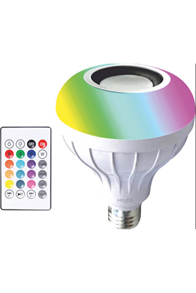 Genel Markalar : Bluetooth Music Magic Led Ampul, RGB, Hoparlörlü, 9W (HS 2093)