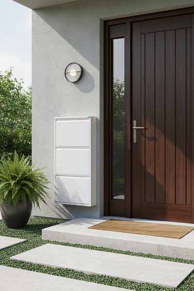 LICCIA Metal Ayakkabılık 3 lü Beyaz