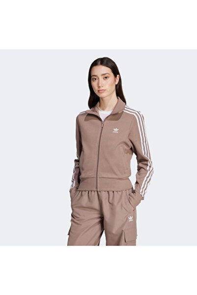 adidas Knitted Top Kadın Kahverengi Eşofman Üstü