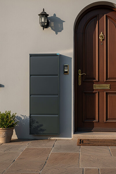 LICCIA Metal Ayakkabılık 4 lü Antrasit