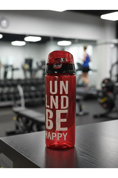 Yerli Patterned Water Bottle Red (750 ml)