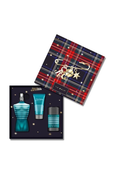 Jean Paul Gaultier Set cadou Le Male – EDT 125ml + Balsam după ras 50ml + Deodorant Stick 75g Bărbați