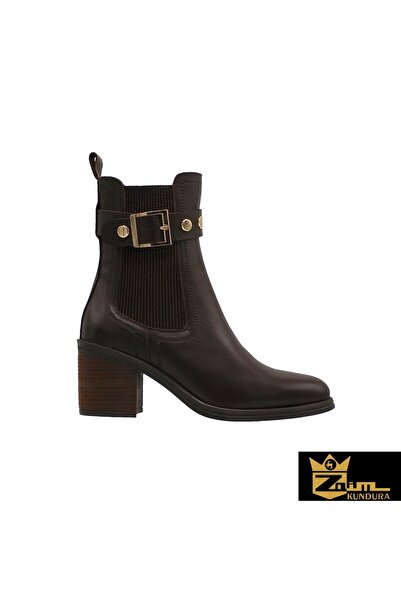 Zaim Kundura Women's Brown Genuine Leather Boots 505092282-1