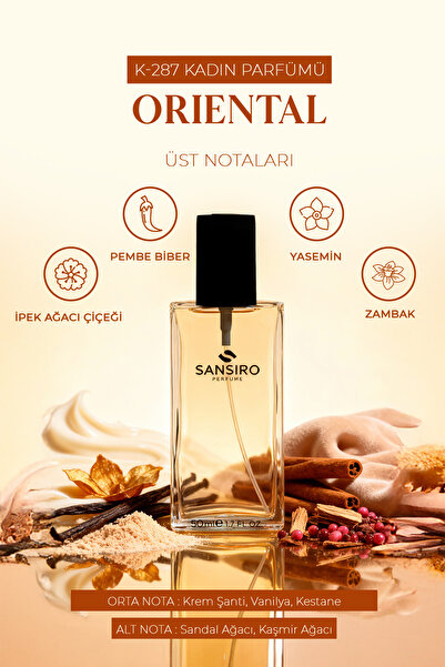 Sansiro K-287 Kadın Parfüm 50ml Edp