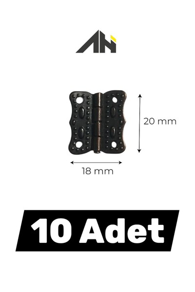 ARZUHOME PAPATYA KÜÇÜK BOY TAVLA MENTEŞESİ SÜS MENTEŞESİ OKSİT 10'LU PAKET