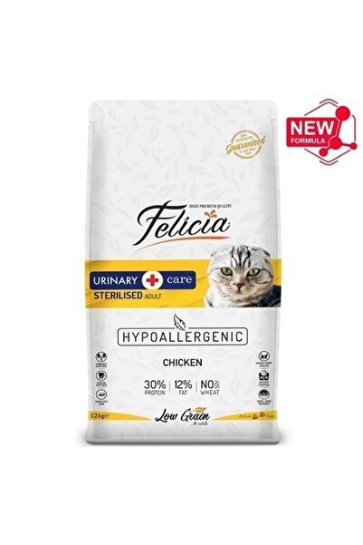 Felicia Tavuklu Sterilised Kedi Maması 12 Kg