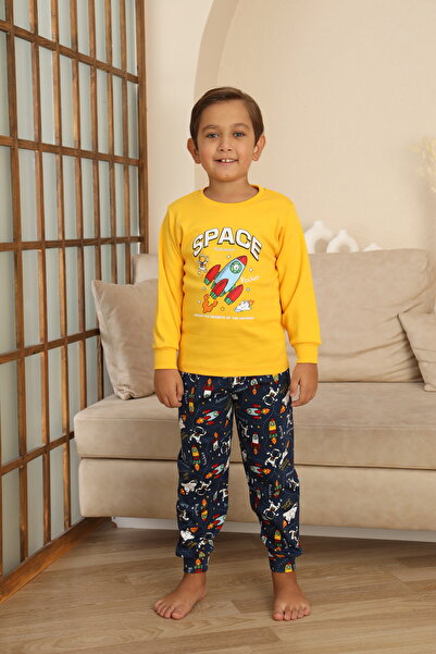 KAPİTEX 7114 Set de pijamale cu mâneci lungi pentru băieți