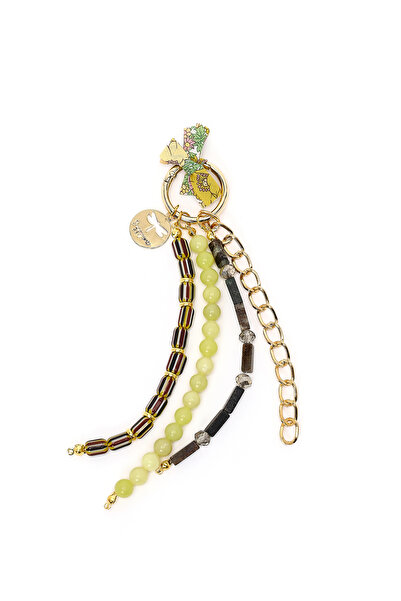 Derimod Charm metalic cu margele verzi pentru femei 000A2D470614