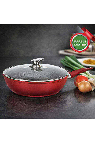 dealshopromania Αντικολλητικό τηγάνι Swan Cooking 28 cm με κεραμική επίστρωση...
