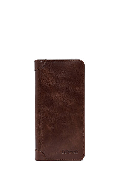 Derimod Men's Brown Leather Wallet 000A2D361218