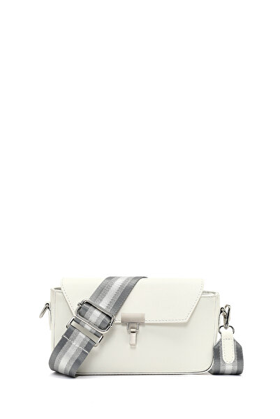 Derimod Жіноча біла сумка з довгими ременями 25SBD237318
