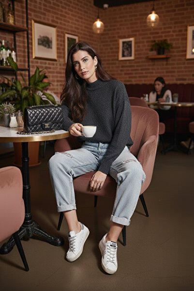 Lela Πλεκτό πουλόβερ με μαλακή υφή, με λαιμόκοψη, 680KZ00469