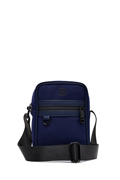 Derimod Men's Navy Blue Mini Fabric Messenger Bag 25Sbd30116F