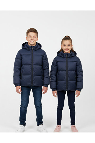 YusGos معطف منفوخ للأطفال من الجنسين/للأولاد/البنات مع بغطاء رأس جيوب مخفية ب...