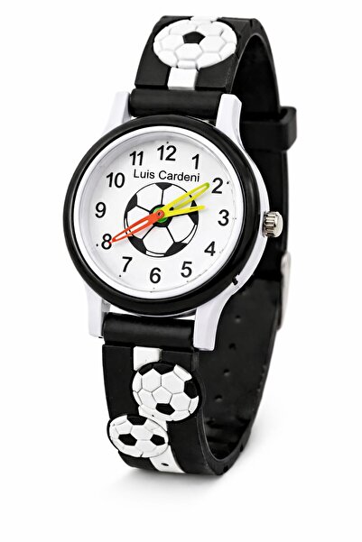 sezerekspres Rodium Çocuk Kol Saati Taraftar Beyaz 12015 Siyah