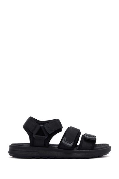 Derimod Erkek Siyah Kumaş Sandalet 25SFD696114