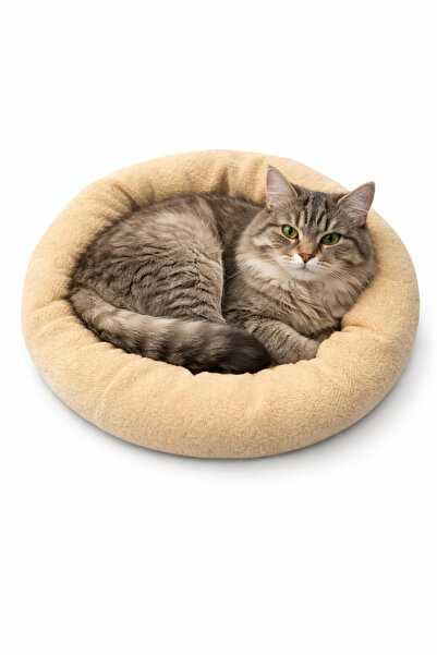 optimal&prime Peluş Yumuşak Kedi Yatağı - Köpek Yatağı Minder Tüysüz
