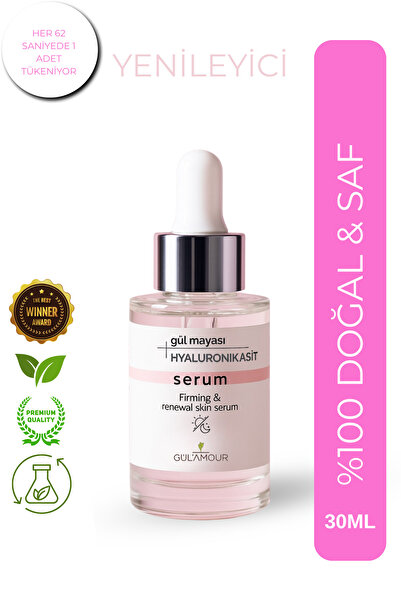 GÜLAMOUR Gül Mayası + Hyaluronic Acid Yenileyici Ve Sıkılaştırıcı Serum