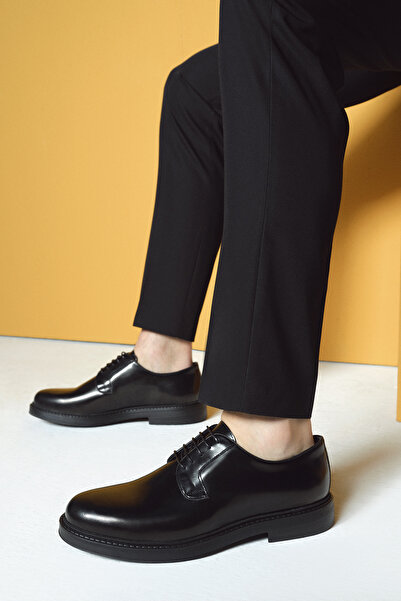 Derimod حذاء كاجوال جلدي أسود اللون للرجال 25SFD 722122