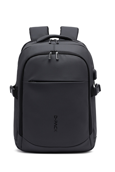 Derimod D-Pack Unisex Gri Teknolojik Kumaş Sırt Çantası 23SBD30086F