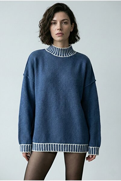 Womela Garnili Oversize Triko Kazak