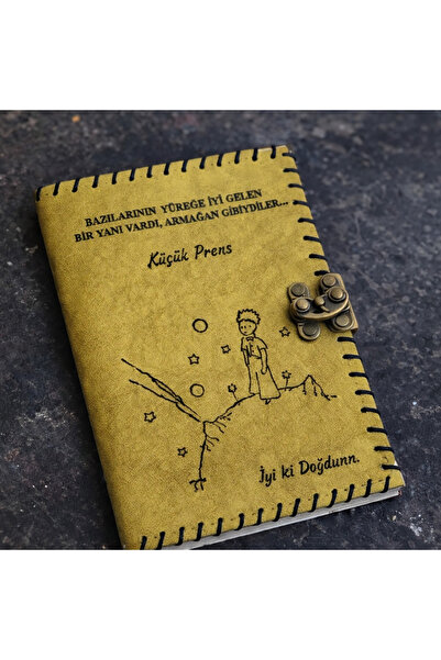 zarif atölye Küçük Prens El Yapımı Deri Defter