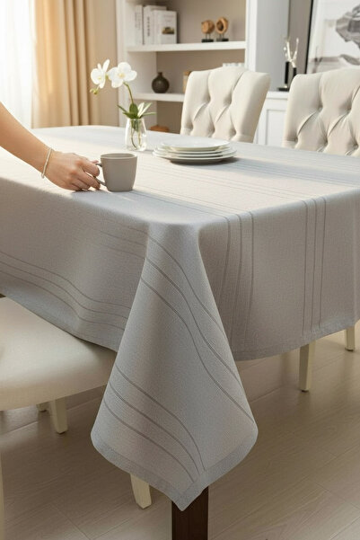 Pimula home مفرش طاولة بدون خياطة 160×220 سم – قابل للغسل، سهل التنظيف مفرش ط...