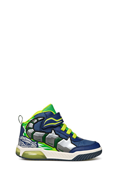 Geox Чоловічі дитячі сині кросівки з ремінцем на зап'ясті J469CC011BCC0749