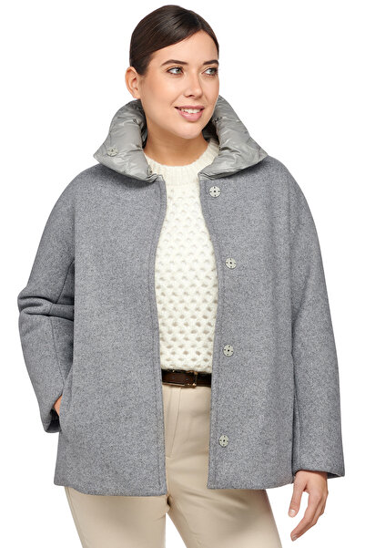 Geox Kadın Gri Diamanta Kaban W4615ET3116F1019