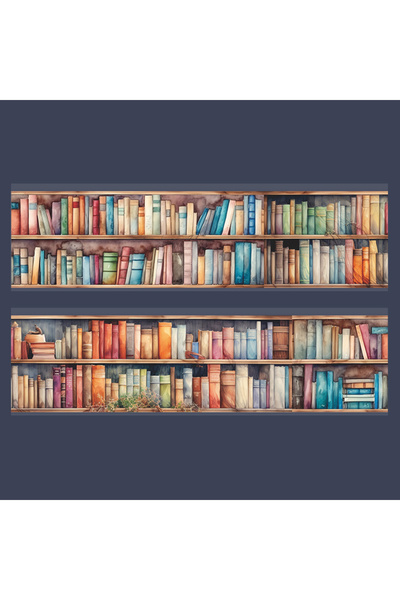 Choice 3 شريط لاصق 50 مم × 2 م، شريط PET ذو مناظر طبيعية للقراءة والكتابة الي...