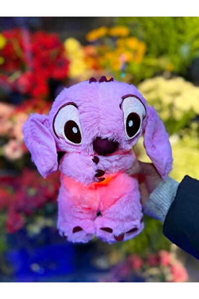 zera çiçekçilik Nefes Alan Stitch Peluş - Uyku Arkadaşı Işıklı ve Sesli Sakin...
