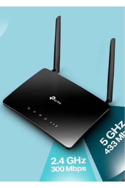 TP-LINK jj-g-12 Archer-mr200 4g Lte 300+433mbps Router (SİM KART GİRİŞLİ)