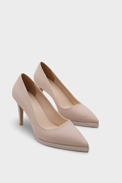 Capone Outfitters Каріне Кам'яна платформа Високі підбори Сатинові вечірні туфлі