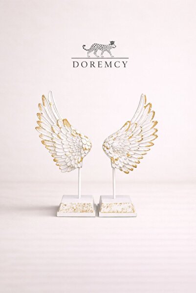 Doremcy İkili Polyester Kanat Biblo