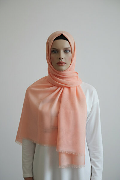 Sarar Pamuklu Petek Desenli Çizgili Yavru Ağzı Şal