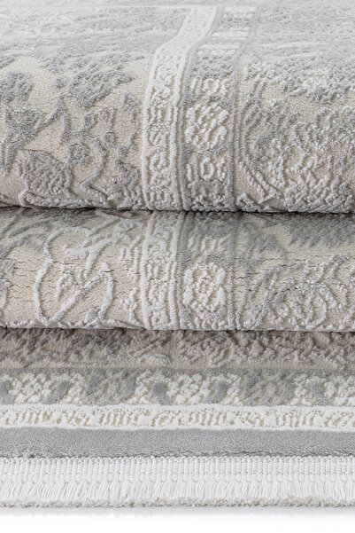 Enva Home 6 Metre Halı 4 metre Halı Yumuşak Doku Saçaklı Tozumaz Tüylenmez Kl...