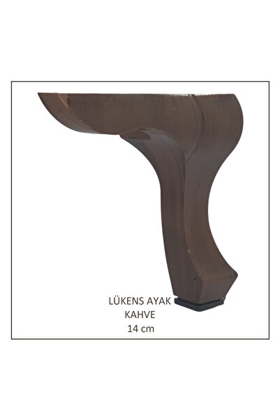 Adilon Lükens 14cm Suport TV Mobilier pentru sub scaun Picior Lukens 14cm Maro