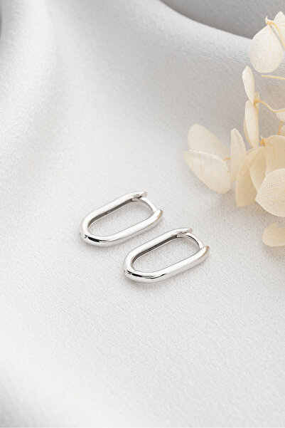 Silvano Jewelry 925 Ayar Gümüş Halka Küpe