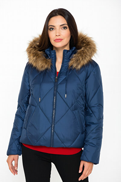 SCHERRER Genç Kadın Spor Şişme Kız Mont Kaban