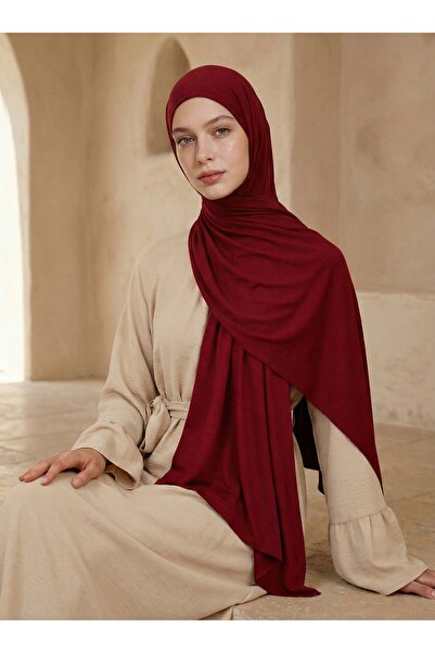 TUVA Premium Combed Cotton Shawl - Burgundy - St941-Tuva