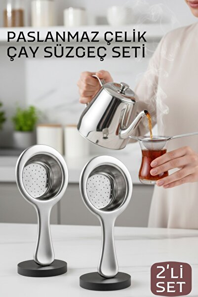 Transformacion Premium Tea Strainer Set - 2-Piece Professional Gourmet Series, Ultra Fine Pore 721304