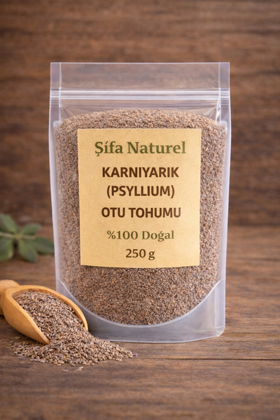 Velit Şemin Şifa Naturel KARNIYARIK (psyllium) OTU TOHUMU 250 GR