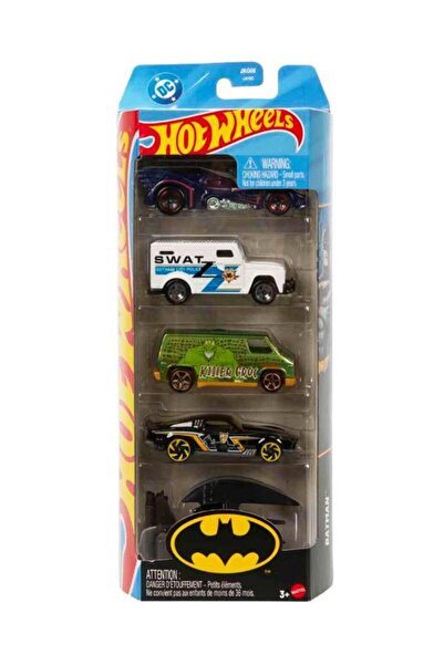 HOT WHEELS Beşli Araba Seti Batman JKG08