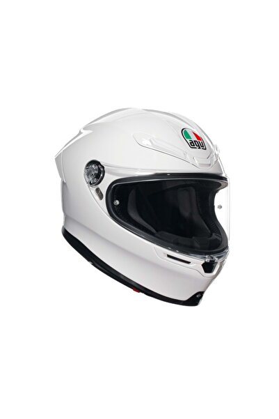 AGV K6 S Mono White Kapalı Kask