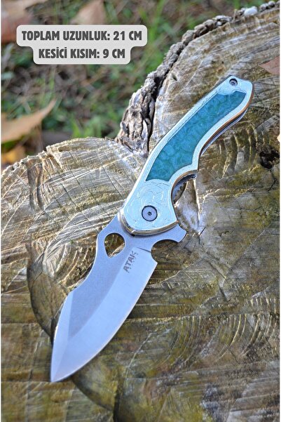 BIÇAK DOĞADA ATAK Selçuklu Model Özel Üretim 4116 Kamp Çakısı - Kişiselleştirilebilir-Koleksiyonluk Çakı