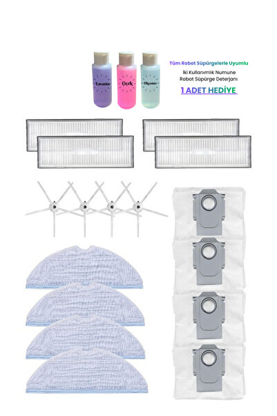 Roborock Set de 16 piese de schimb compatibile cu aspiratorul robot S7, S7 Plus, S7 Max V, S7 Maxv Ultra, S7 Pro Ultra