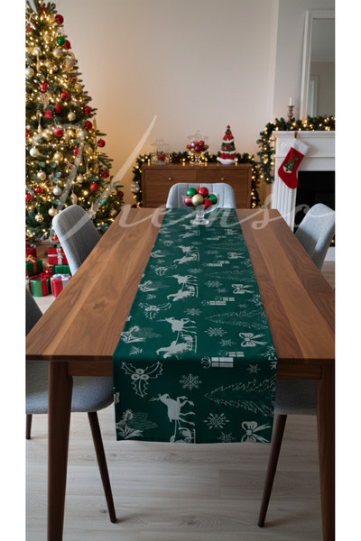 Viemso عداء خاص باللون الرمادي والأخضر اللامع الخاص بالعام الجديد