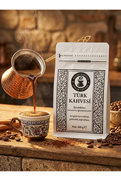 HEKİM EFENDİ Türk kahvesi 200 Gr Orta Kavrulmuş