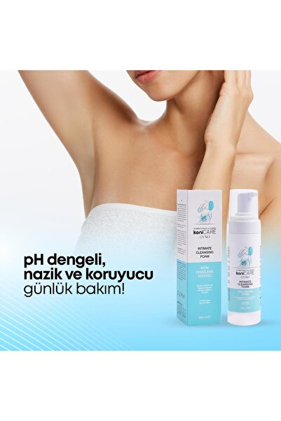 Konicare GYNO İNTİM TEMİZLEME KÖPÜĞÜ 200 ML ( Dış Genital Akıntı, Koku, Mantar)