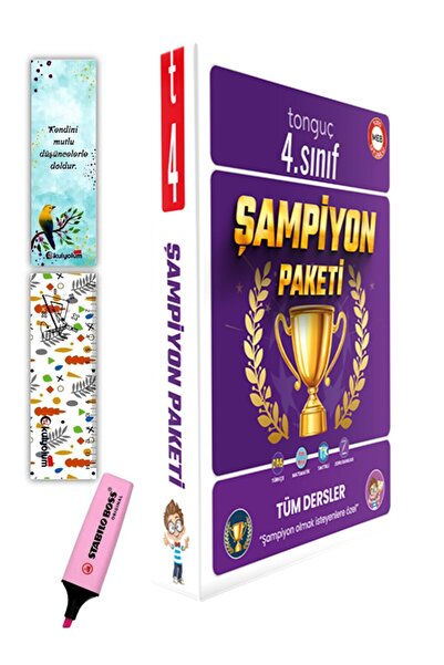 Tonguç Yayınları 4. Sınıf Şampiyon Paketi - Hediyeli Ürün